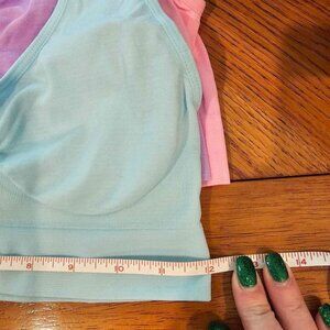 Unlined wireless, seamless bralettes - 3 pk NIP